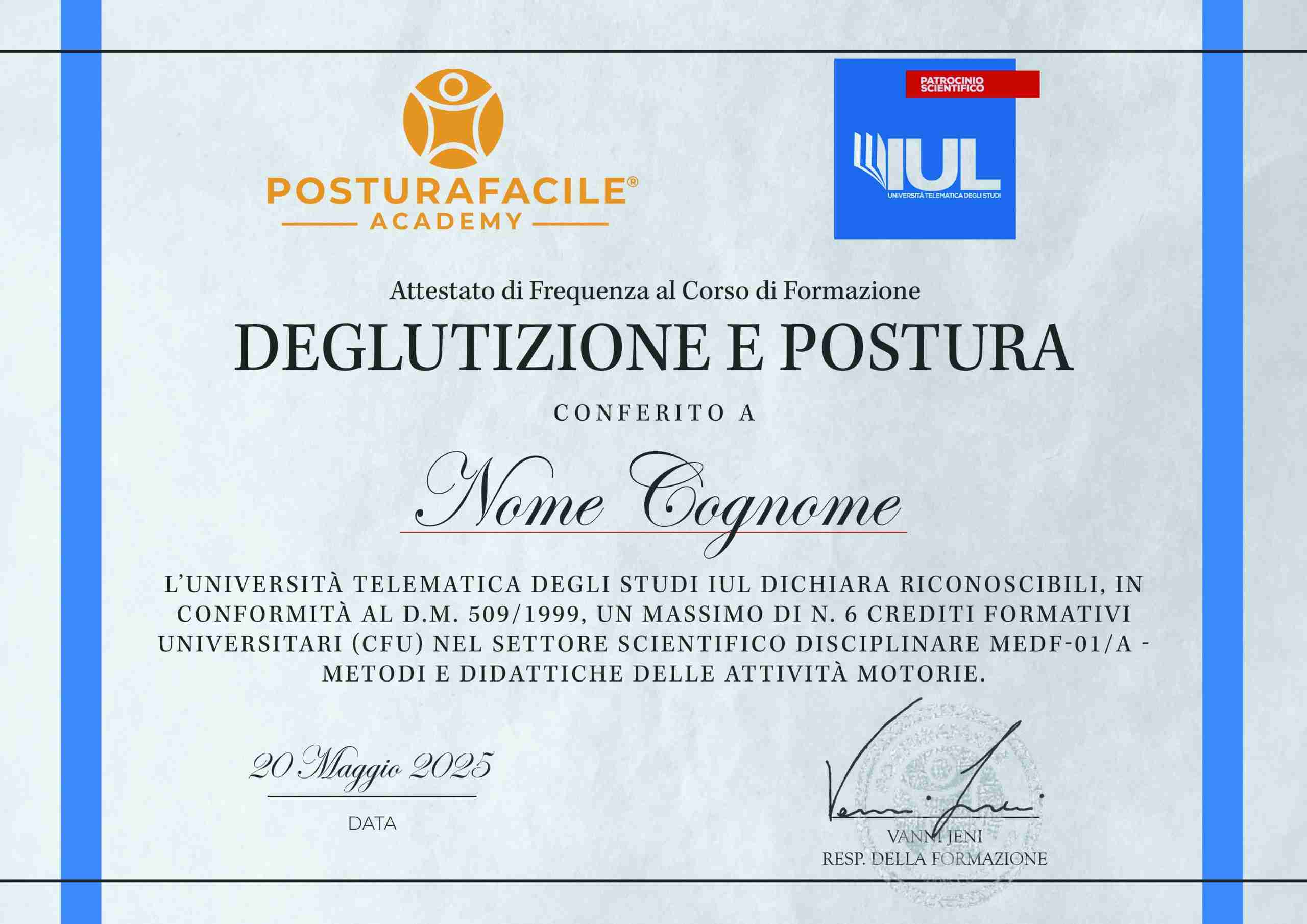 Deglutizione e postura 2